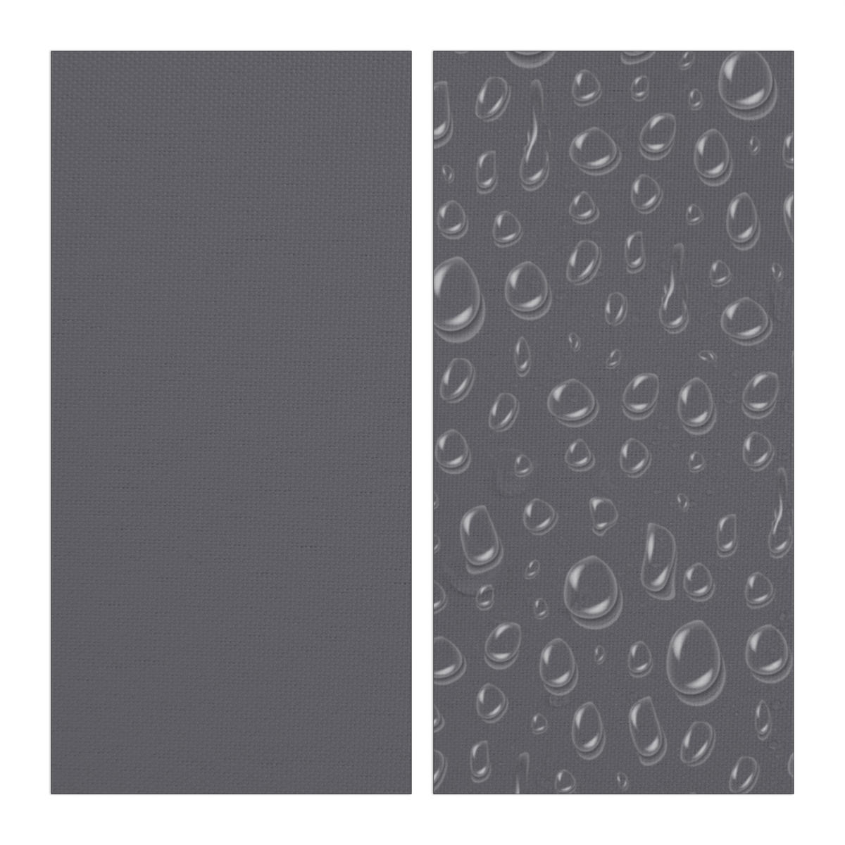 SONNENSEGEL - Grau, Textil/Metall (400/400cm) - Relaxdays