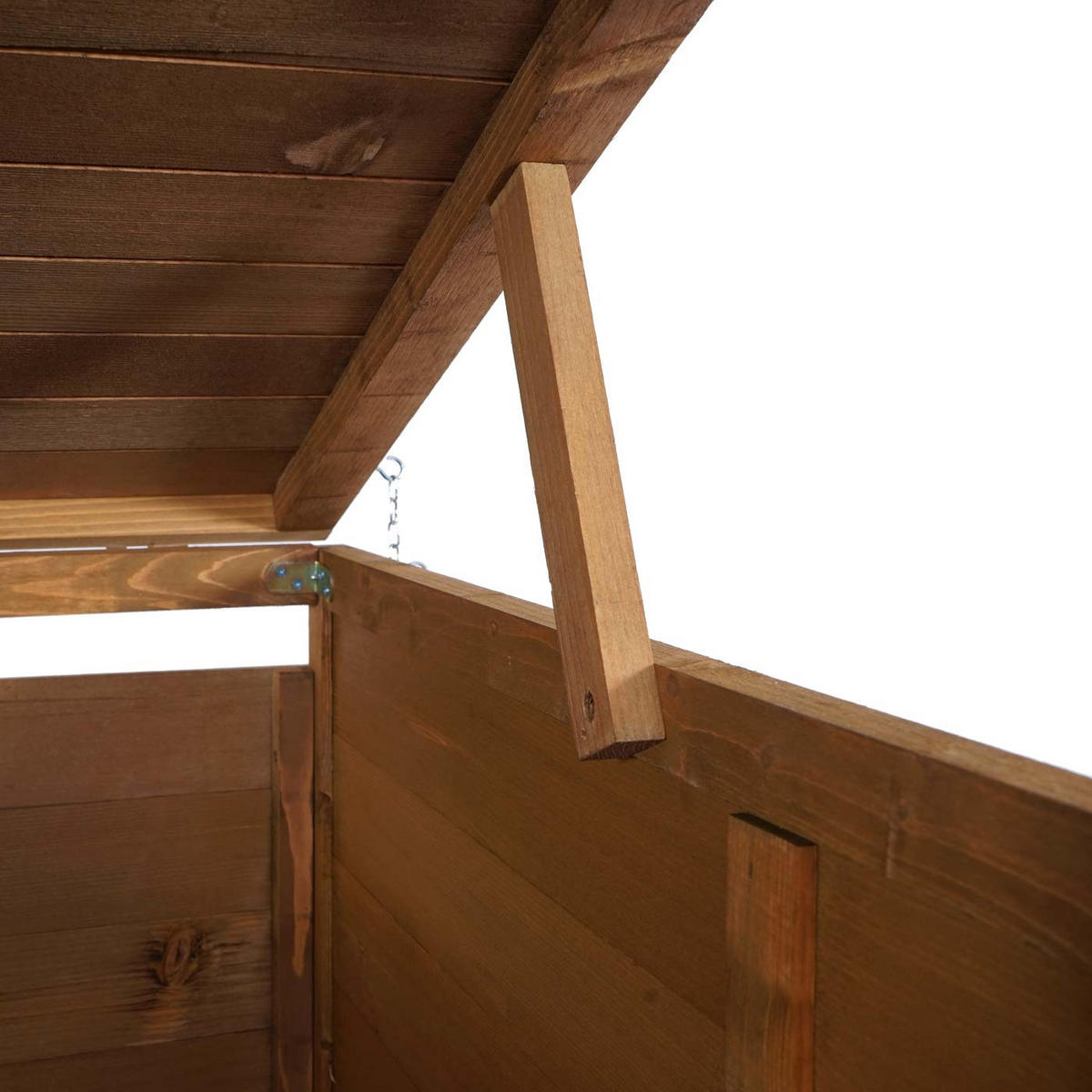 MÜLLTONNENBOX XL 1er-/2er HxBxT 126x79,5x98cm Braun Holz - Braun, Holz (79.5/126/98cm) - PROREGAL