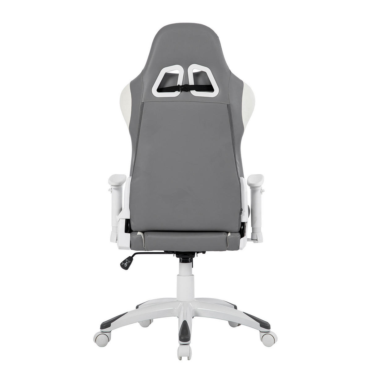 GAMING CHAIR - Kunstleder - Grau, Kunststoff (66/134/59cm) - home24
