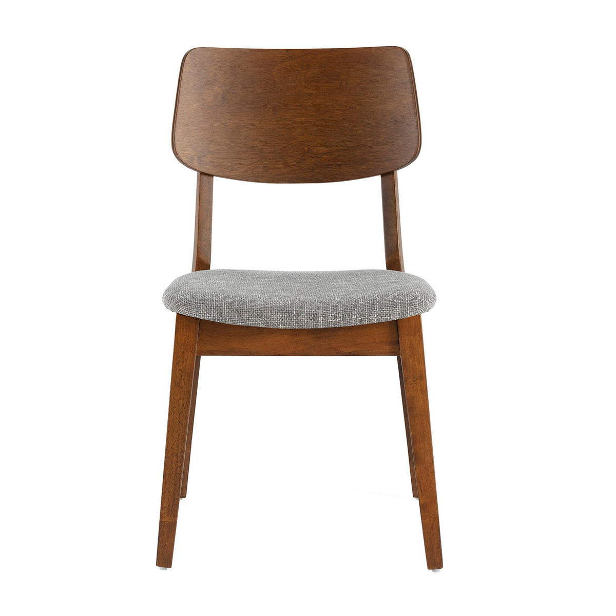 STUHL-SET 2 Susi Walnussfarbe, Massivholz - Walnussfarben, Holz (49/82/52cm) - VS Venta-stock