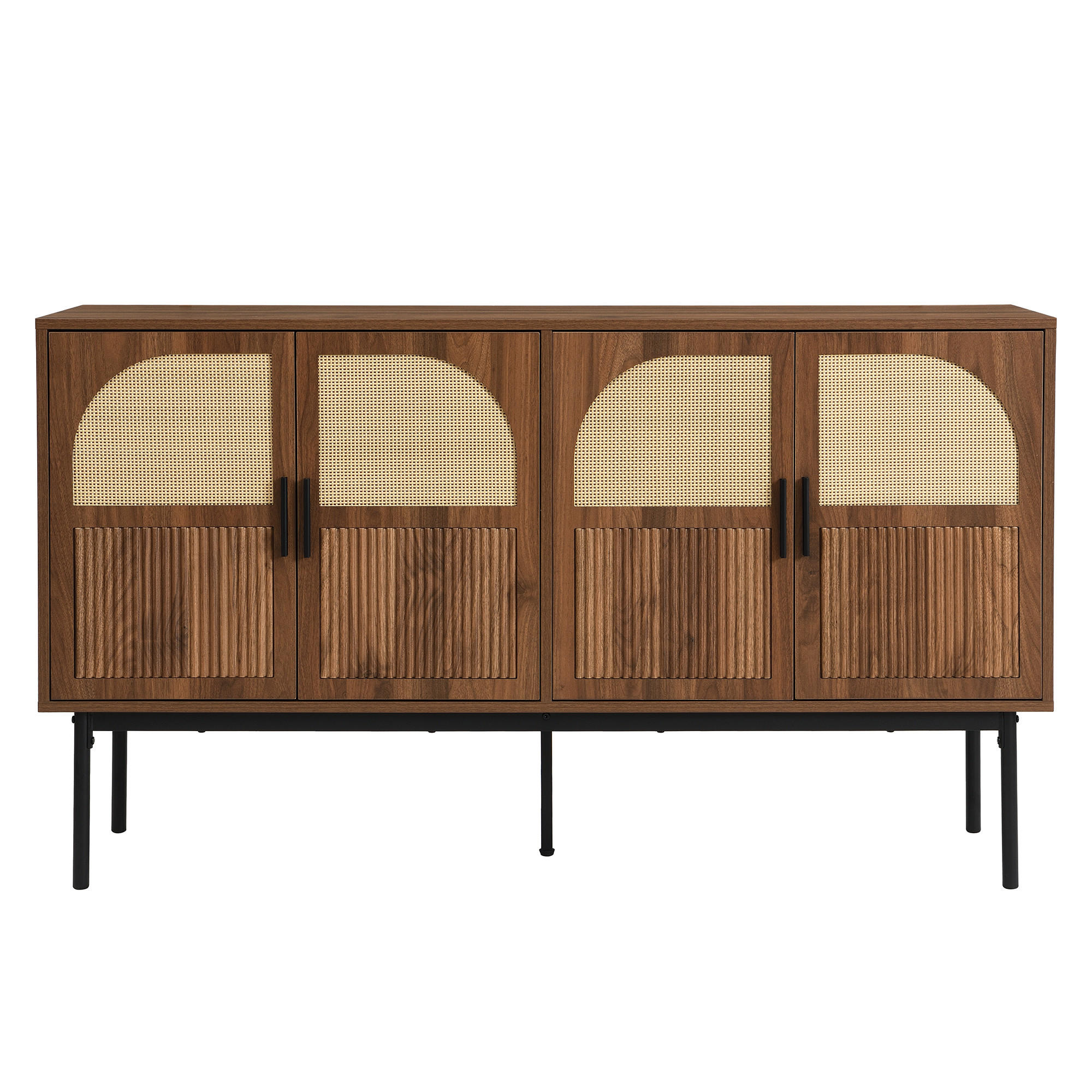 SIDEBOARD Natural 140/40/80 cm - Naturfarben, Holzwerkstoff (140/80/40cm) - PANGIVO