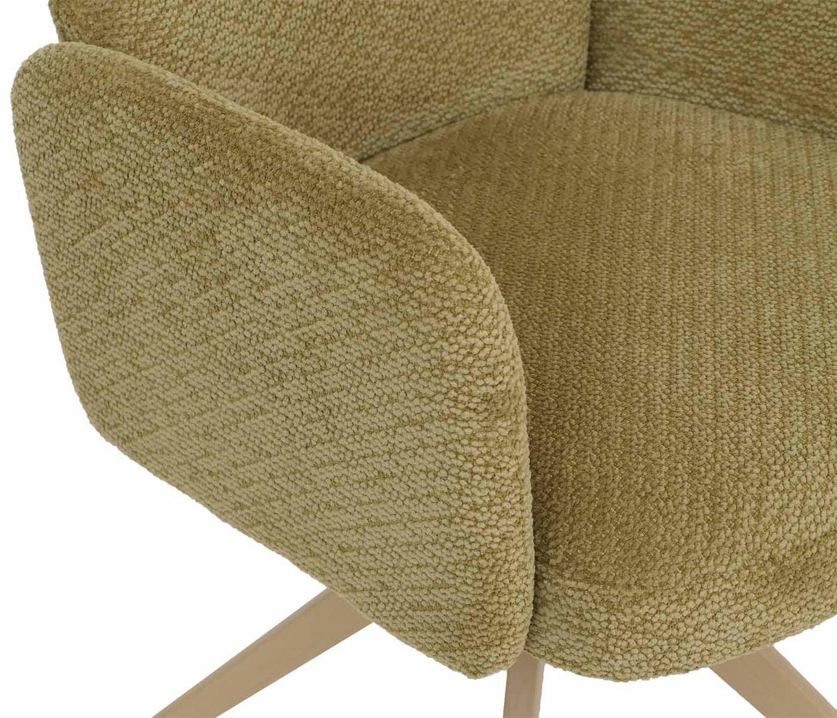JÍDELNÍ ŽIDLE Olive - zelená barva, textil (63/92/58cm) - MCW