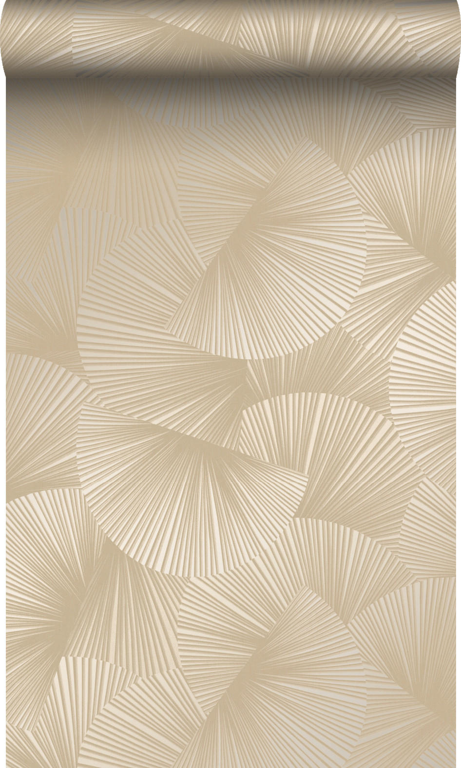TAPETE 3D-Muster 0.53 x 10.05 m - Beige, Papier (53/1000cm) - Origin Wallcoverings