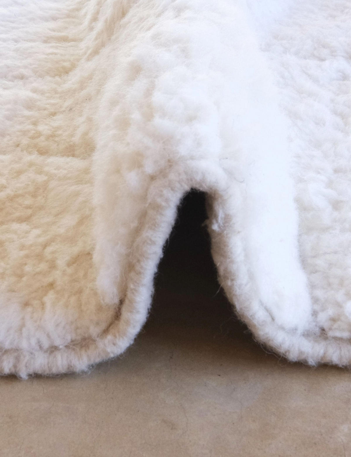 BERBERTEPPICH Ethno Chic mit Reliefstruktur 200x 300 cm - Beige, Naturmaterialien (200/300cm) - AFK Living