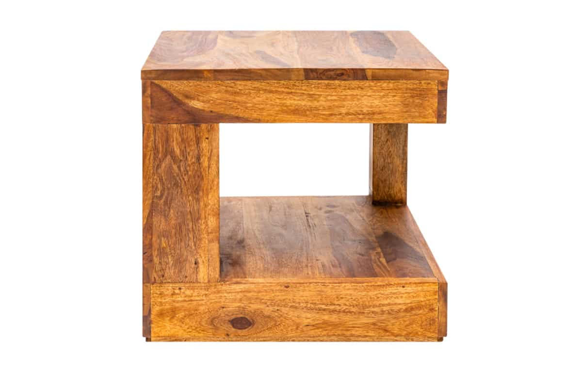 COUCHTISCH GIANT Sheesham rechteckig Natur 45cm - Braun, Holz (45/45/40cm) - riess-ambiente