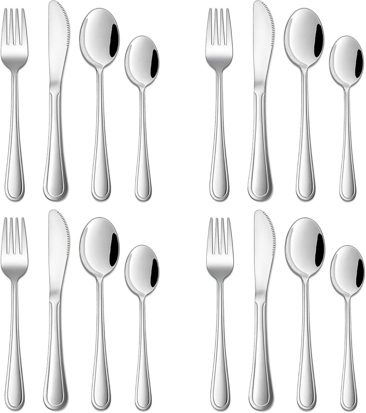 KINDERGESCHIRRSET Fa23 Silber - Silberfarben, Metall - Joyfair