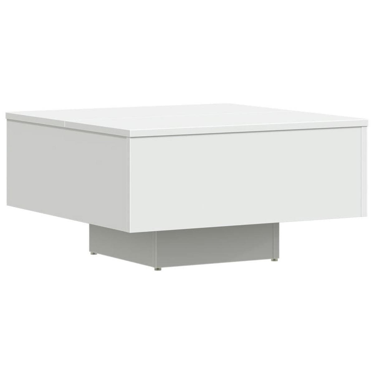 COUCHTISCH Weiß 60x60x31,5 cm Holzwerkstoff - Weiß, Holzwerkstoff (60/60/31.5cm) - furnicato