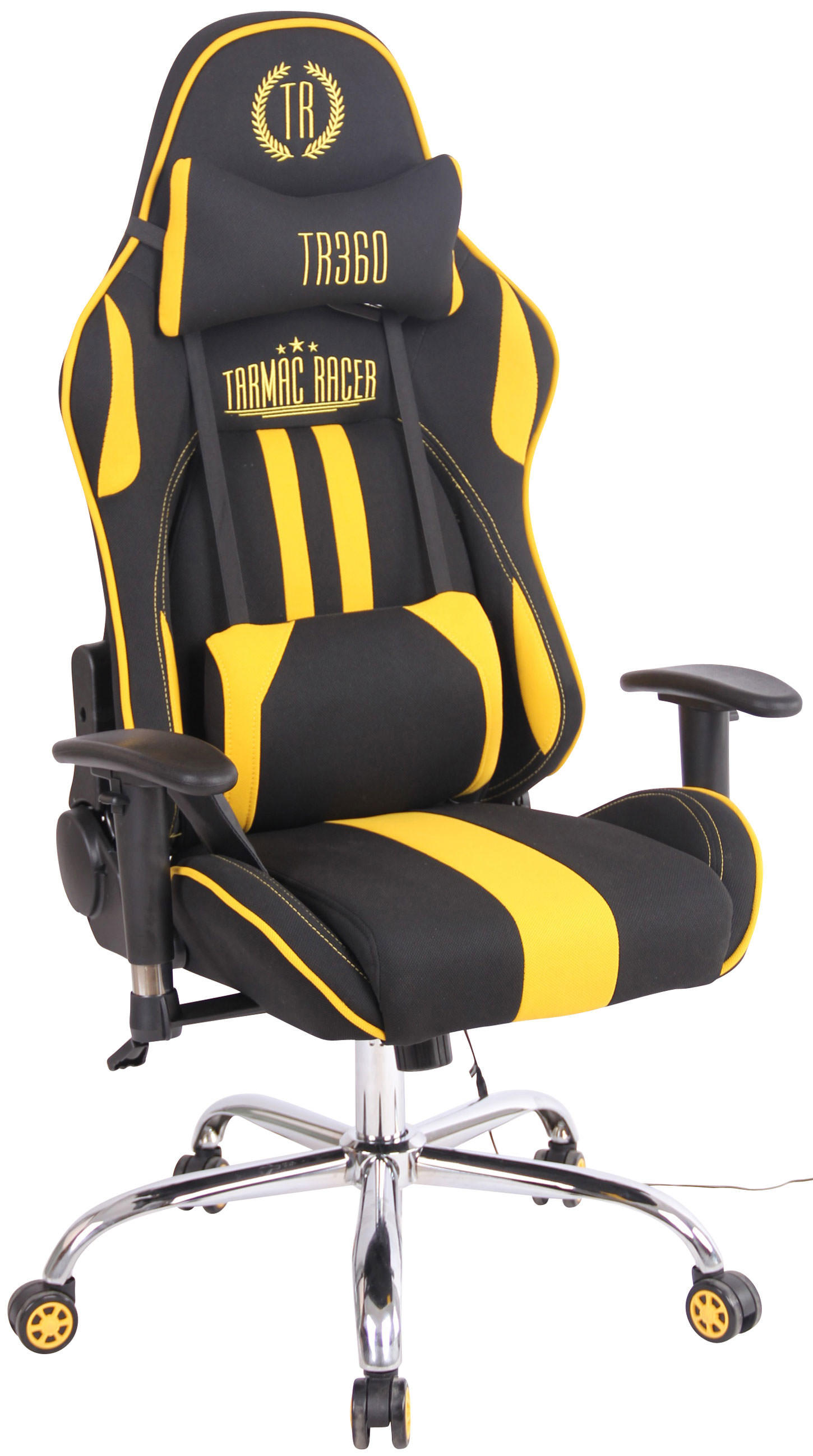 CLP Gamingstuhl Gelb, Schwarz 67x128x51 cm