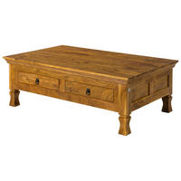 COUCHTISCH Akazie 120x75x40 honig lackiert OXFORD #0445 - Braun, Holz (120/75/40cm) - Massivmoebel24