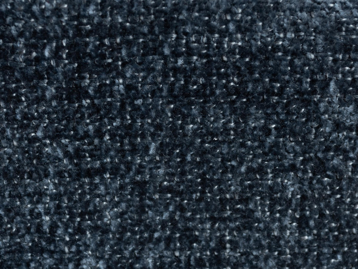 SOFAELEMENT Rechts Chenille Stoff Blau - Blau/Schwarz, Holzwerkstoff/Kunststoff (179/70/113cm) - Makamii