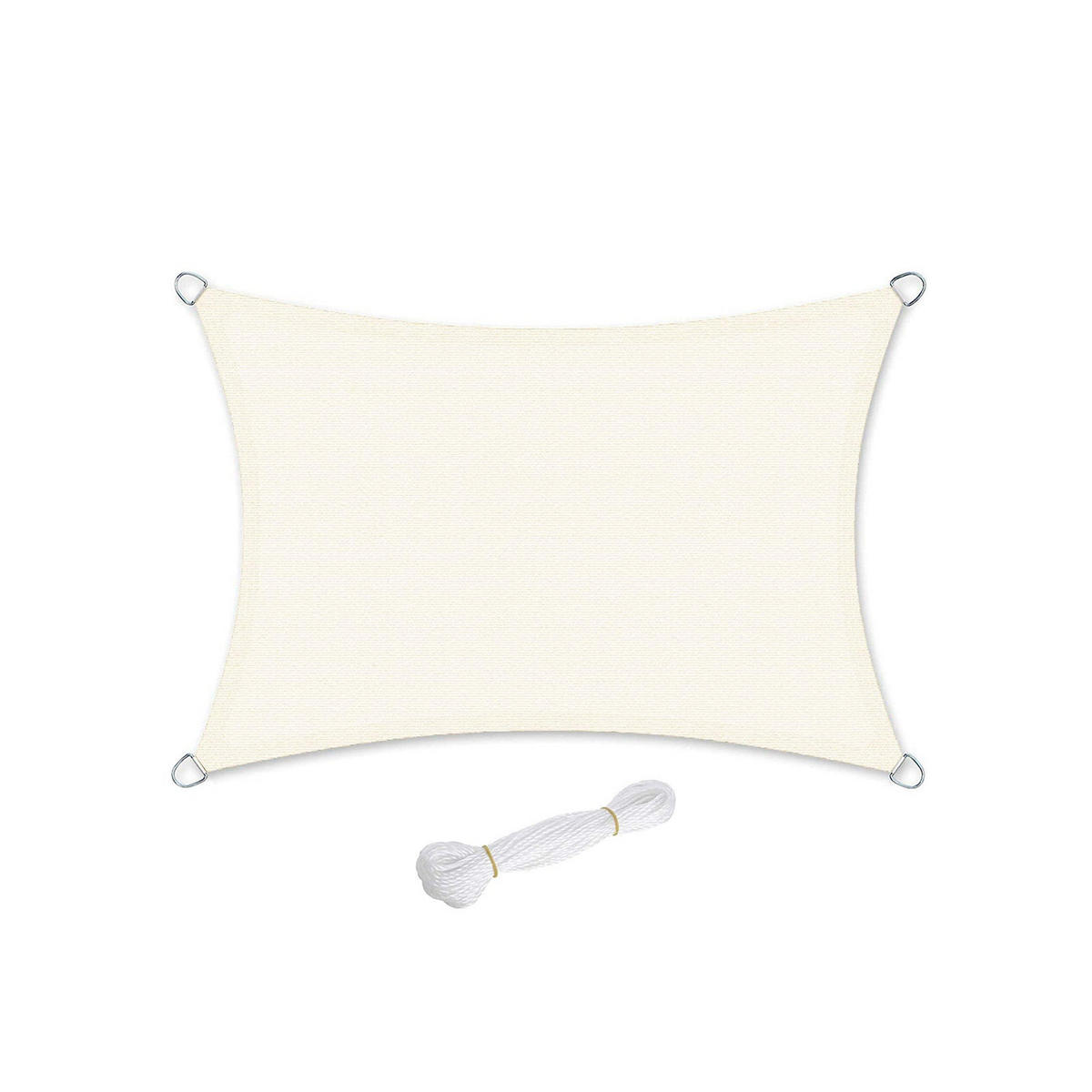 SONNENSEGEL 2 X 3 M - Weiß, Textil (300/200cm) - Hansiro