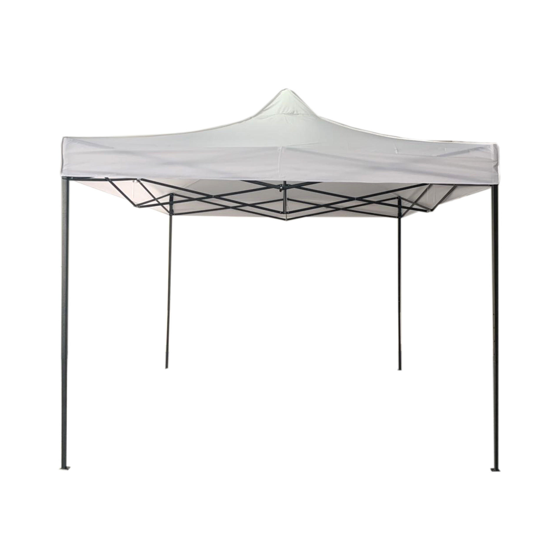 FALTPAVILLON Weiß 300/300/310 cm - Weiß, Metall (300/310/300cm) - Mobili Rebecca