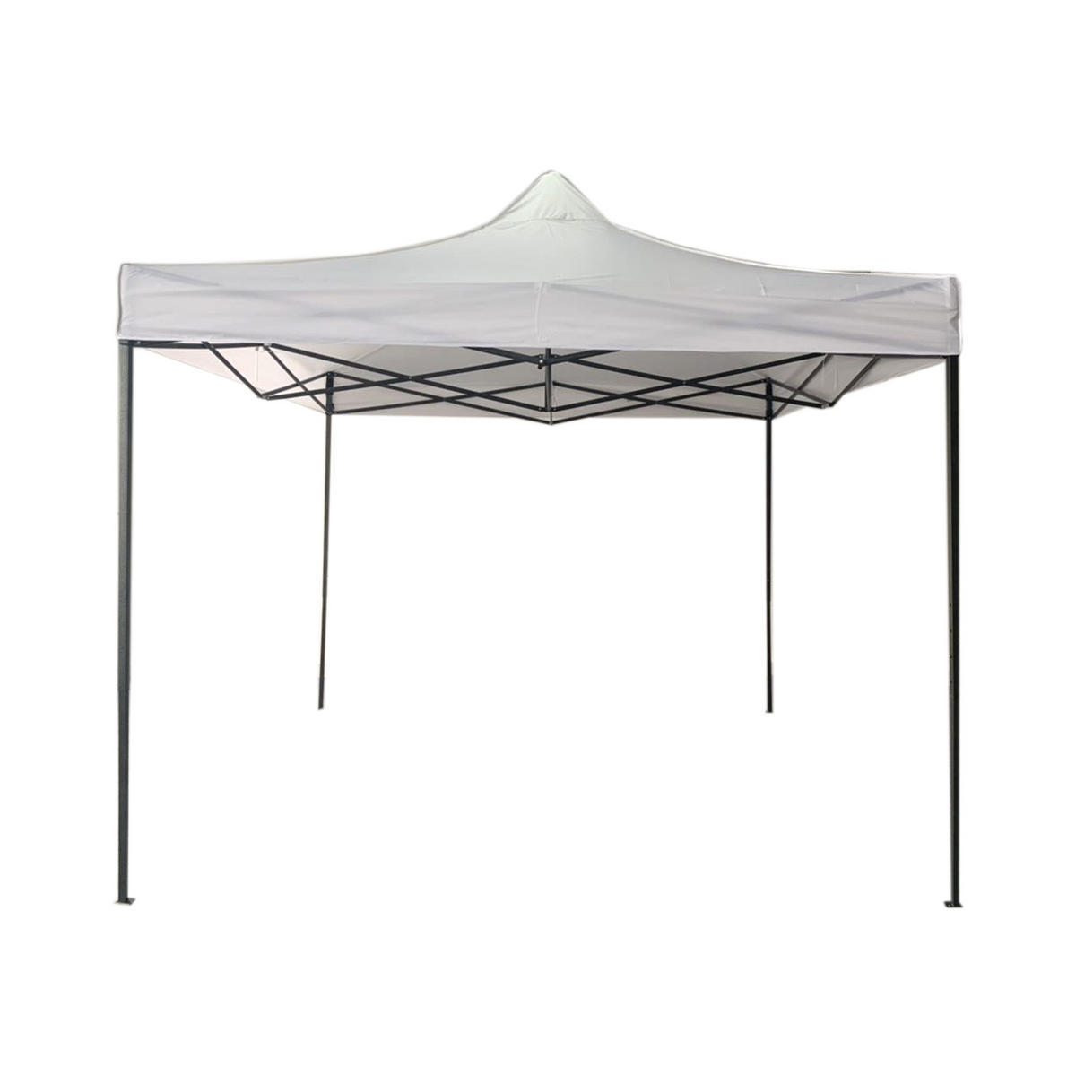 FALTPAVILLON Weiß 300/300/310 cm - Weiß, Metall (300/310/300cm) - Mobili Rebecca