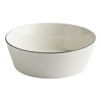 SERVIERSCHÜSSEL Rimo - Schwarz, Keramik (22.7/7.2/22.7cm) - home&you