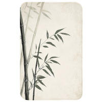 WC PŘEDLOŽKA Japandi - Bambus - béžová 50x80 cm - ecru, textil/plast (50/1cm) - OnlyWow