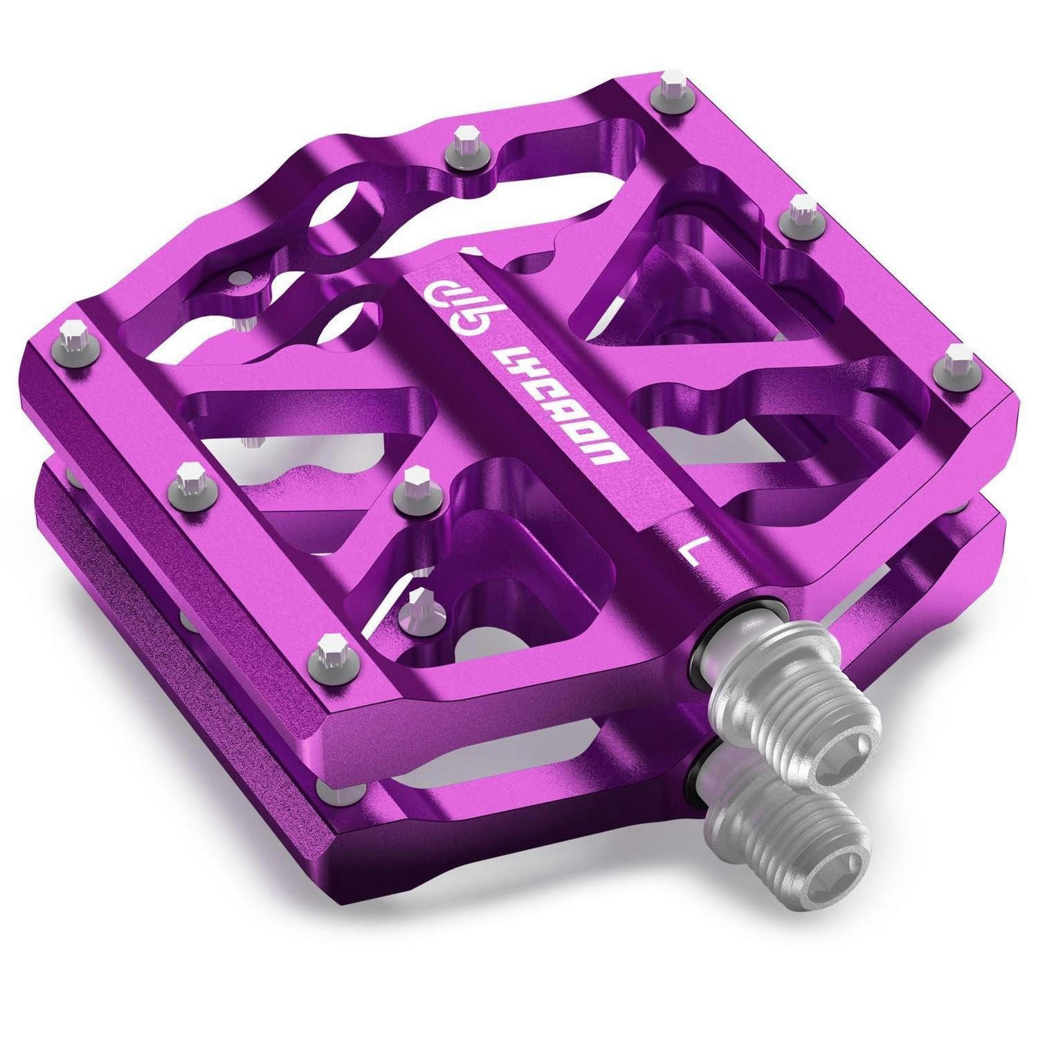 FAHRRADPEDALE Aluminiumlegierung Violett - Violett, Metall (9.6/1.8/10.4cm)