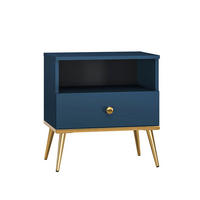 NACHTTISCH Thalia Blau - Blau, Holzwerkstoff (50/53/34cm) - Petits-meubles