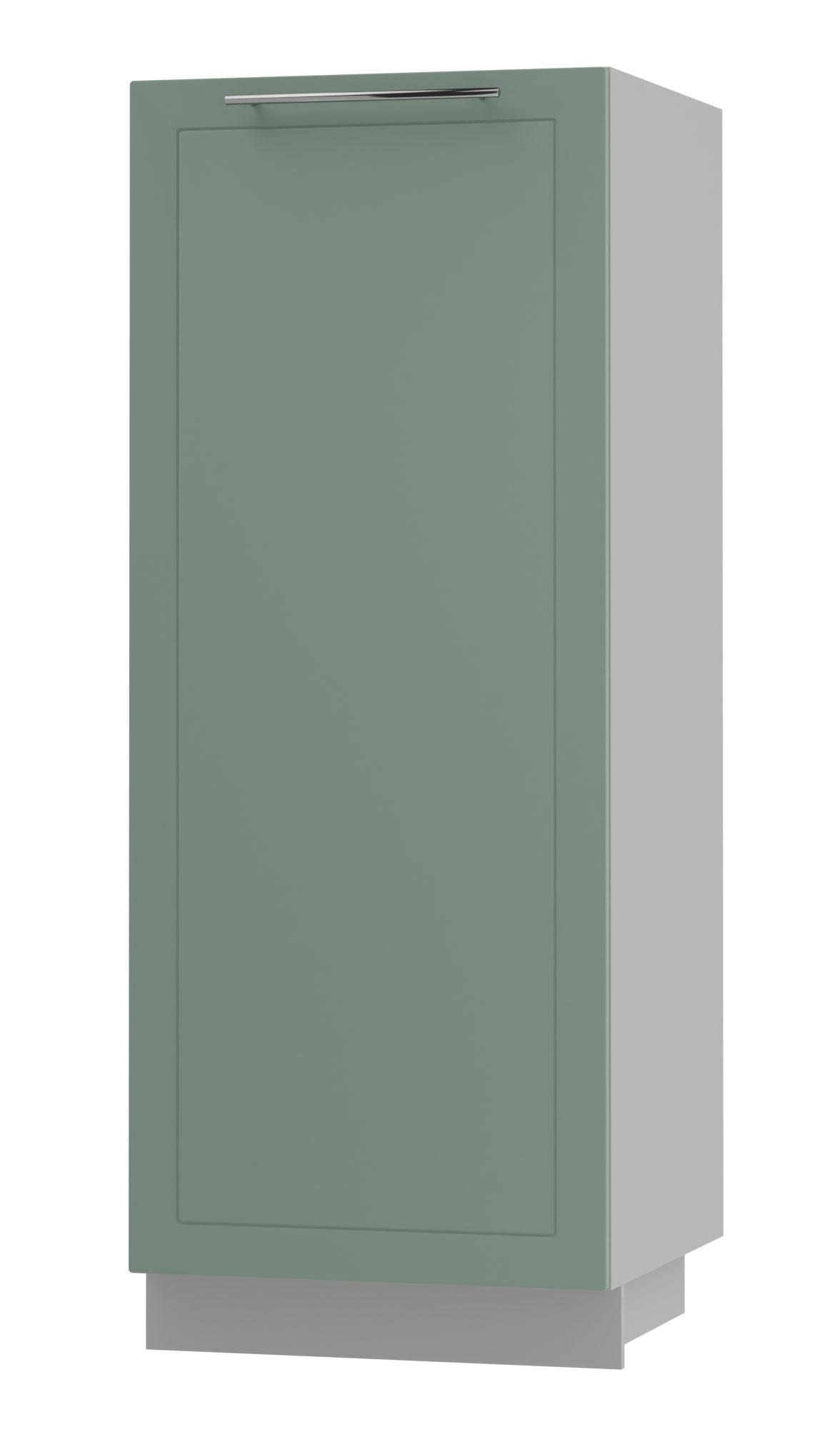 Feldmann-Wohnen Geschirrschrank Mintgrün, Grau 60x154x59 cm