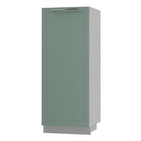 GESCHIRRSCHRANK Kvantum D5D/60/154 Mint Matt / Grau Matt 60 / 59 / 154cm - Grau/Mintgrün, Holz/Holzwerkstoff (60/154/59cm) - Feldmann-Wohnen