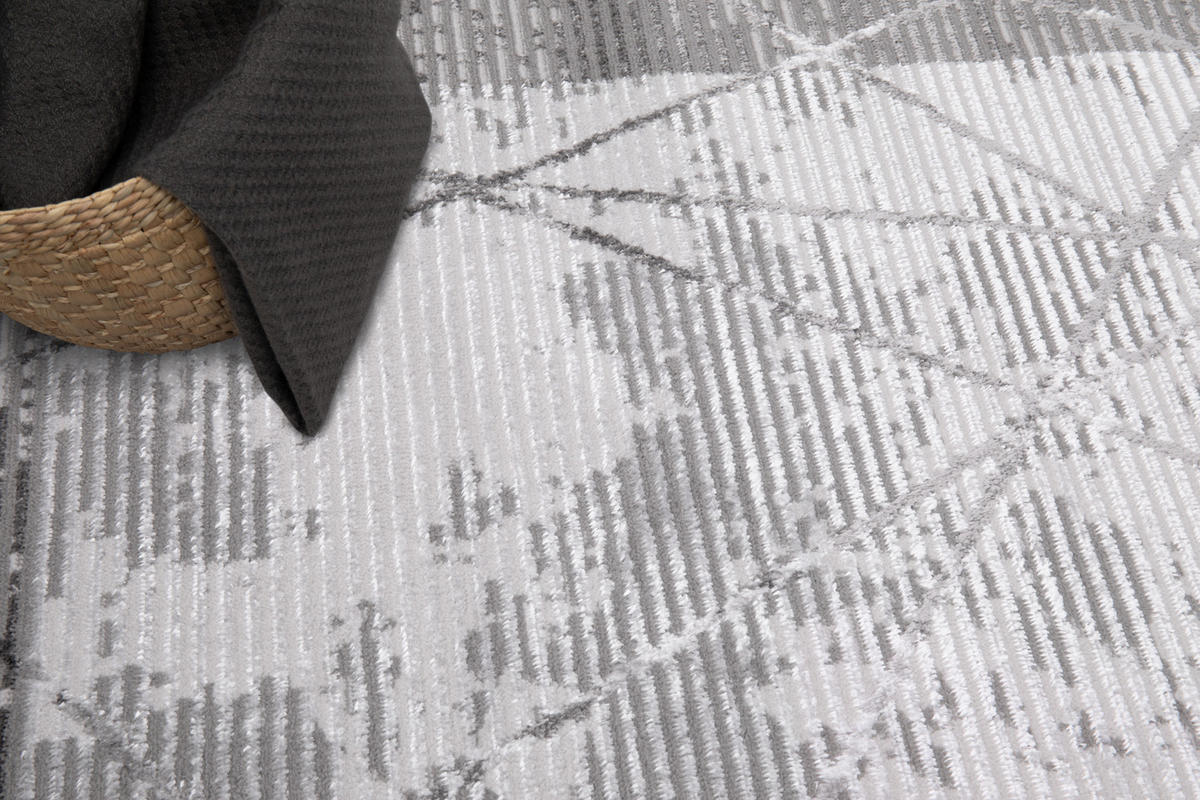 TEPPICH CRYSTAL Grau 200/300 cm - Grau, Textil (200/300cm) - Tapiso