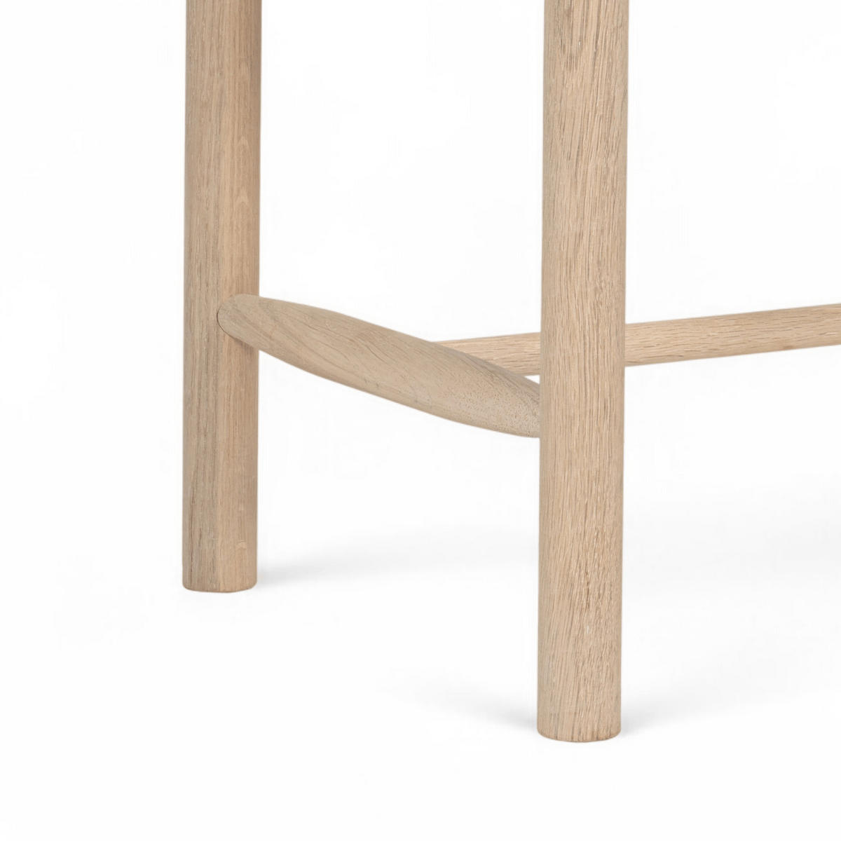SITZBANK 90/36/45 cm Rattan / Eiche Eiche bianco - Eiche Bianco/Eichefarben, Holz/Papier (90/45/36cm) - Furnhouse