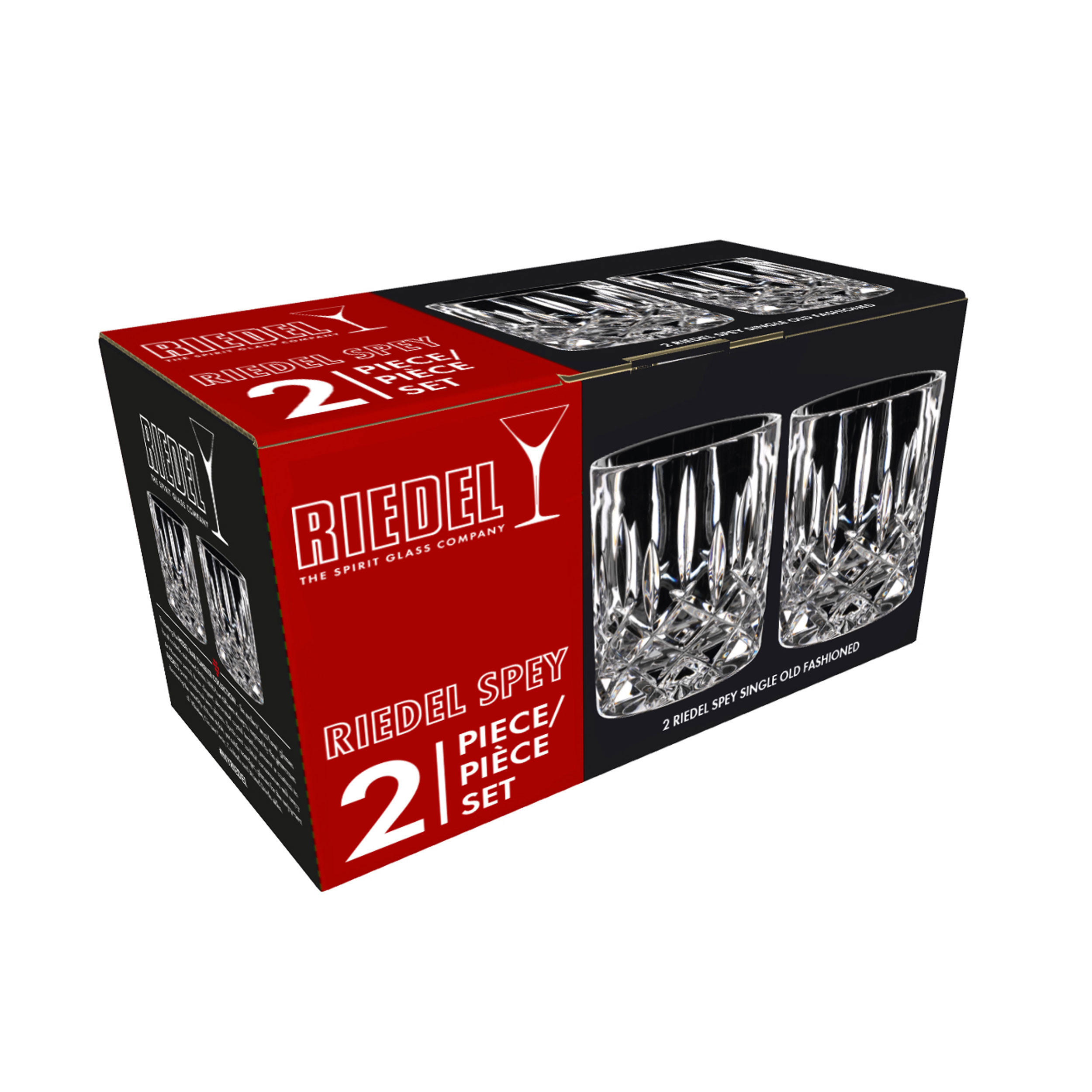 TUMBLER Collection Spey Single Old Fashioned, 2er Set, Kristallglas, 245 ml - Transparent, Glas (0.26L) - Riedel