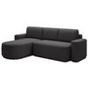 ECKSOFA RUMA - Dunkelgrau (Enjoy 05) - Dunkelgrau, Holzwerkstoff (285/180cm) - Möblo