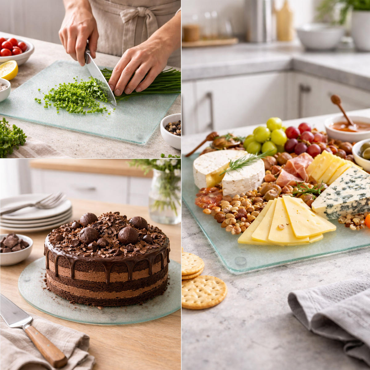 GLASPLATTE 40x52 cm transparent - Transparent, Glas (40/52/0.4cm) - Wallfluent