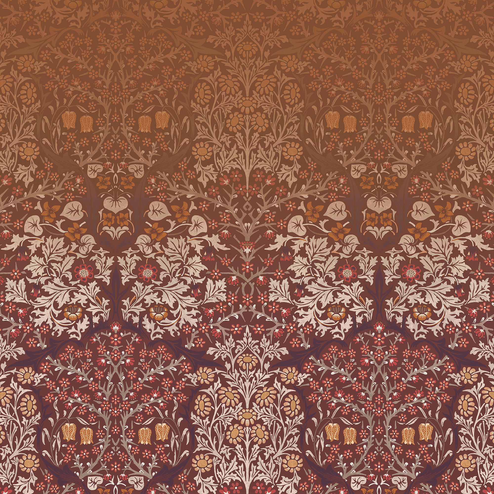 FOTOTAPETE - Schlehdornrot - Multicolor, Papier/Kunststoff (250/400cm) - Graham & Brown