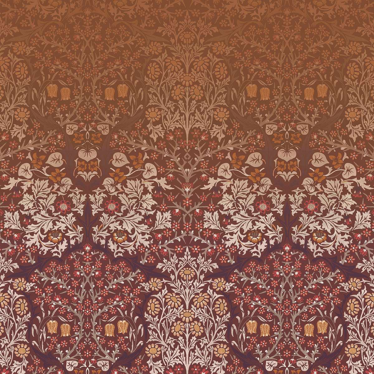 FOTOTAPETE - Schlehdornrot - Multicolor, Papier/Kunststoff (250/400cm) - Graham & Brown