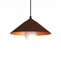 HÄNGELEUCHTE - Braun, Metall (25/25/10cm) - Lumicom