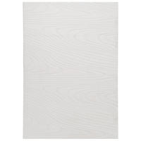 KOBEREC Z UMĚLÉ KOŽEŠINY Krémově bílý 160/230 cm Ontake - bílá/krémová, plast (160/230cm) - Beliani
