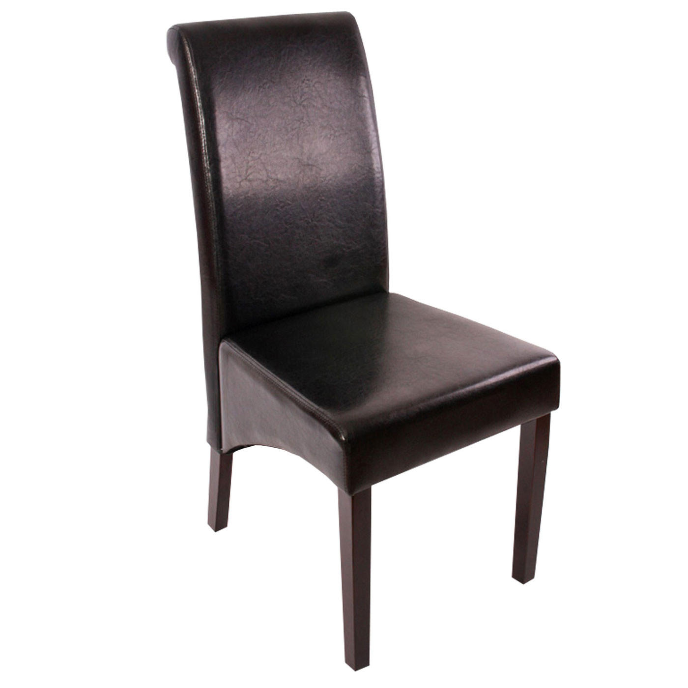 ESSZIMMERSTUHL Schwarz 6er-Set - Schwarz, Leder (46/99/50cm) - Jamb