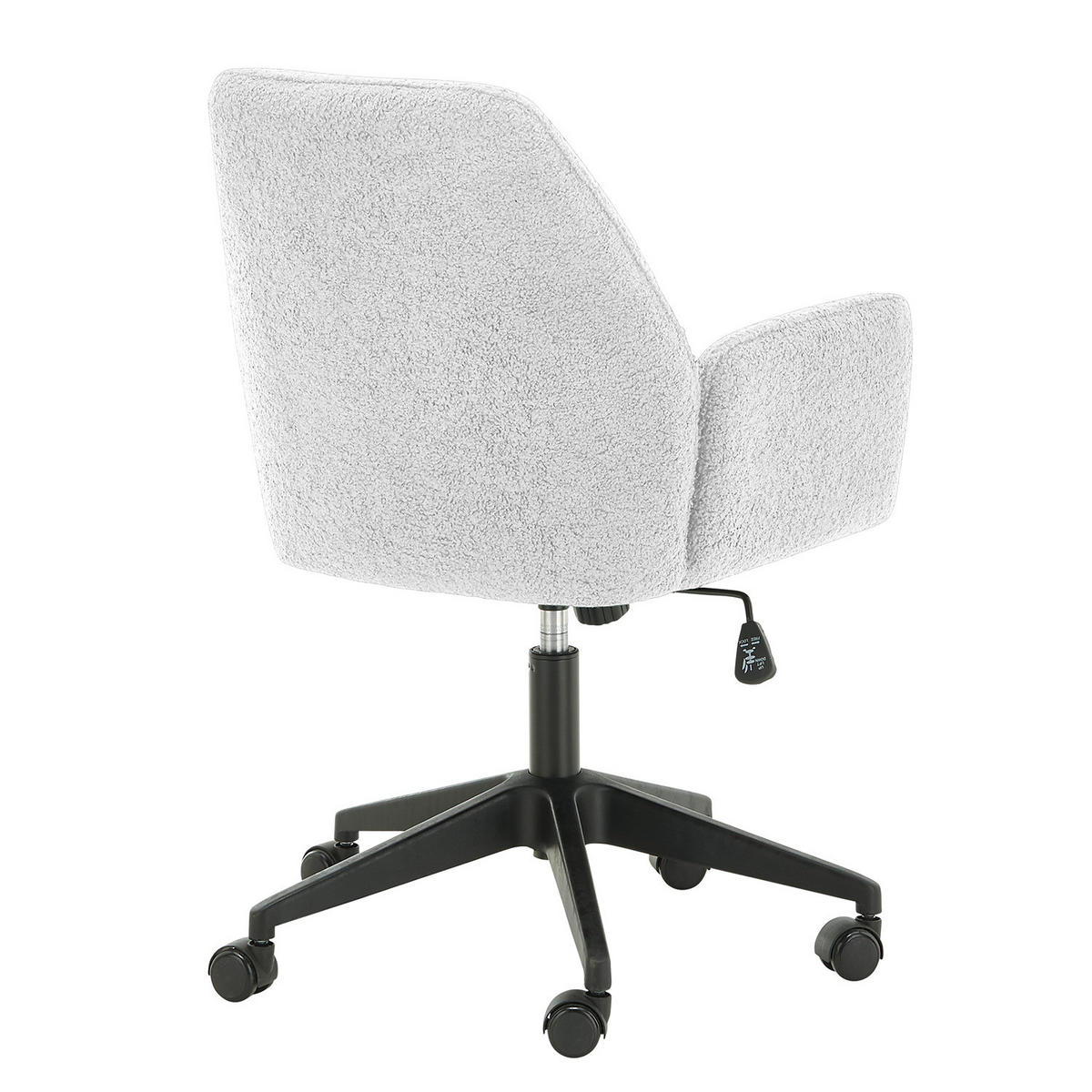 BÜROSTUHL - Weiß, Kunststoff/Textil (59/88/65cm) - home24