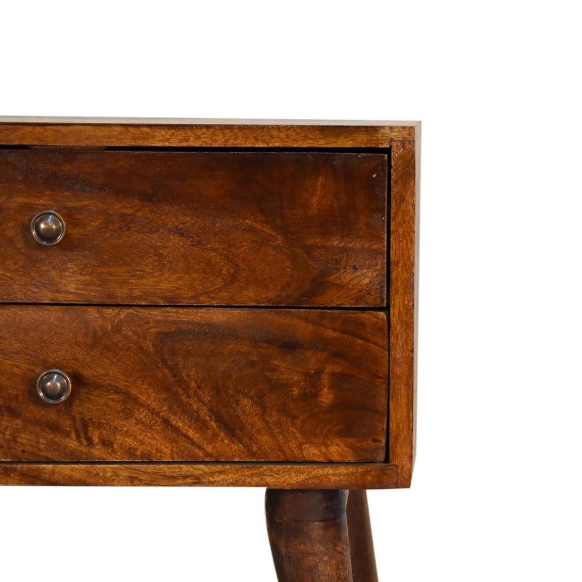 NOĆNI ORMARIĆ Ariella, kestenjasto smeđi - smeđa, drvo (45/57/35cm) - Artisan Furniture