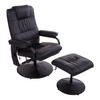 MASSAGESESSEL, Kunstleder, Schwarz - Schwarz, Kunststoff/Metall (84/95/77cm) - HOMCOM