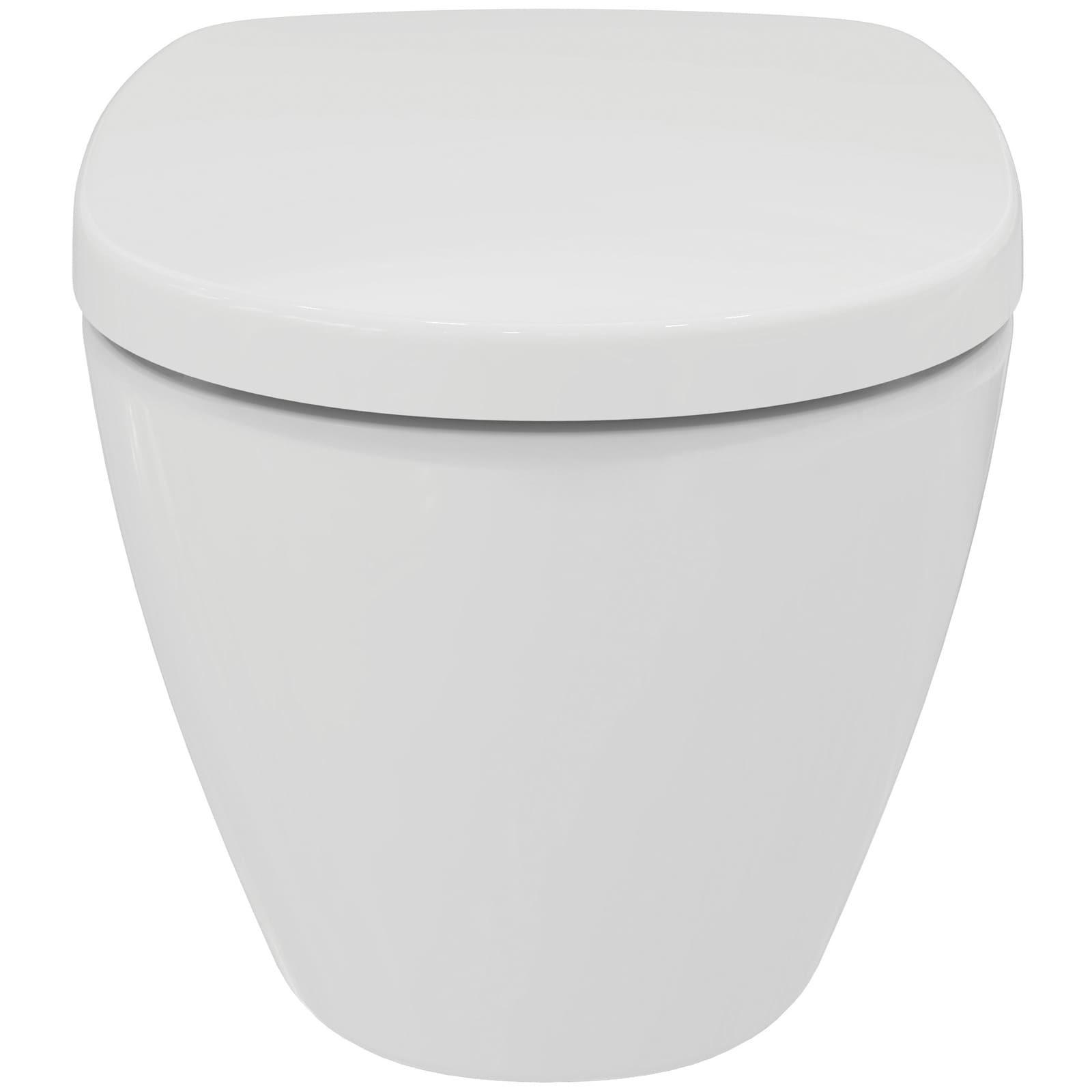 WC-SET MIT ABSENKAUTOMATIK Connect weiß 54,5 x 36,5 x 34 cm - Weiß, Keramik (36.5/34/54.5cm) - Ideal Standard