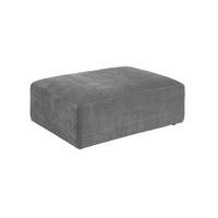 SOFA SITZELEMENT SEPHI Grau Cord - Schwarz/Grau, Kunststoff/Textil (107/39/82cm) - KAWOLA