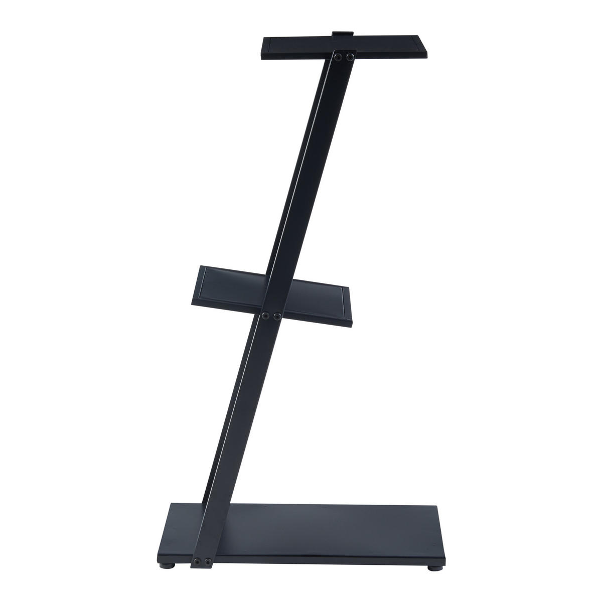 BEISTELLREGAL Rollag - Schwarz, Metall (25/40/72cm) - [en.casa]