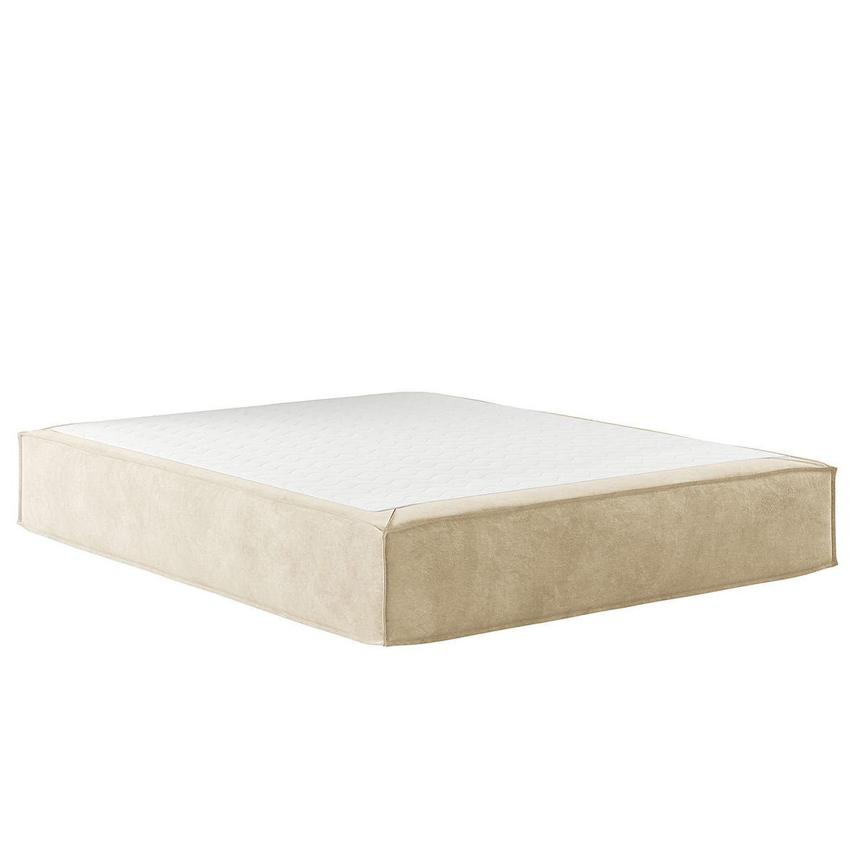 BOXSPRINGBETT - Premium - Beige, Textil (160/200cm) - home24