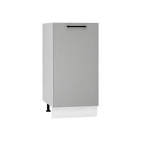 UNTERSCHRANK D40 P/L - Morvex - Stilvolle Aufbewahrung - Grau, Holz/Metall (40/82/52.4cm) - ROYAL24_MARKT