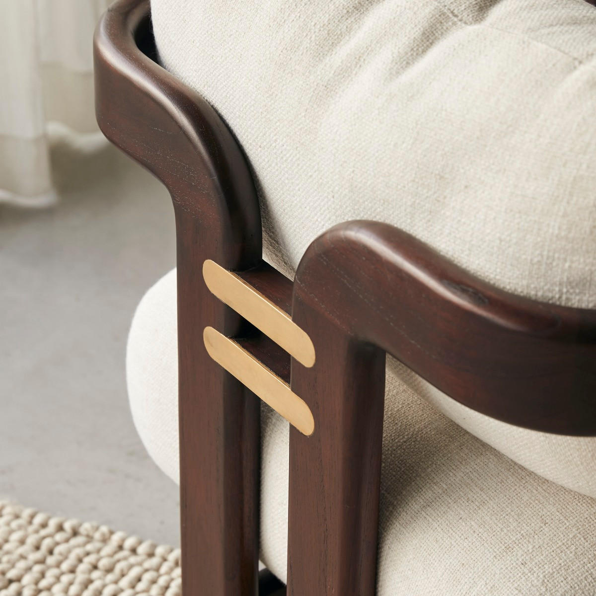 SESSEL Charlie Beige aus Stoff - Beige, Textil (67/64/76cm) - Tikamoon