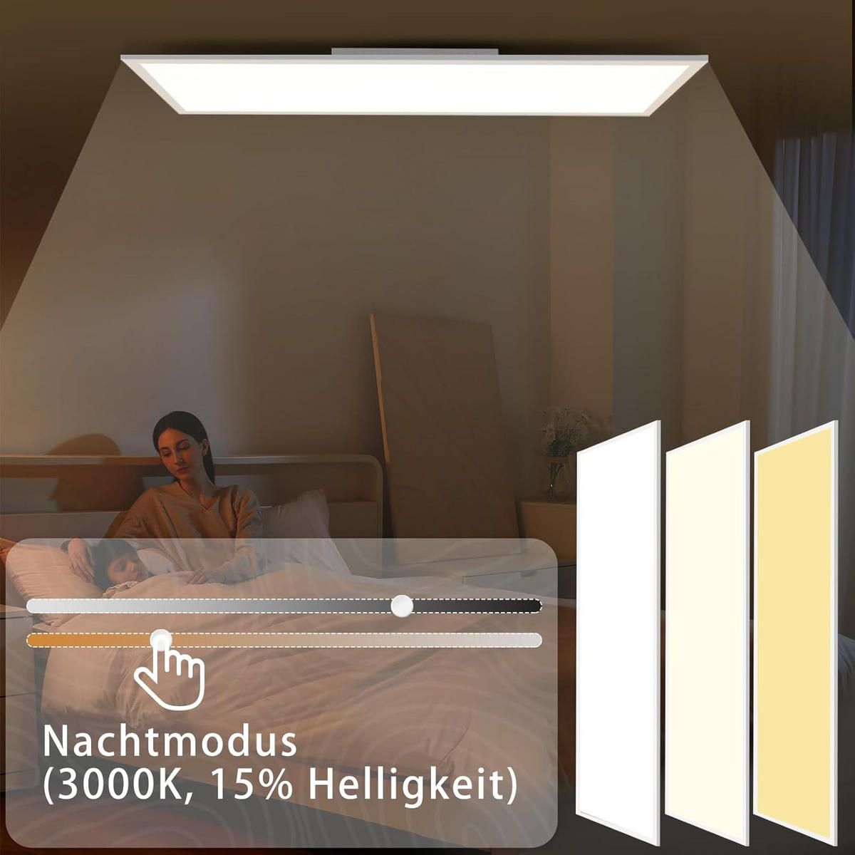 LED-DECKENLEUCHTE Kargenort 25.0/5.0/100.0 cm - Weiß, Metall (100/25/5cm) - ZMH