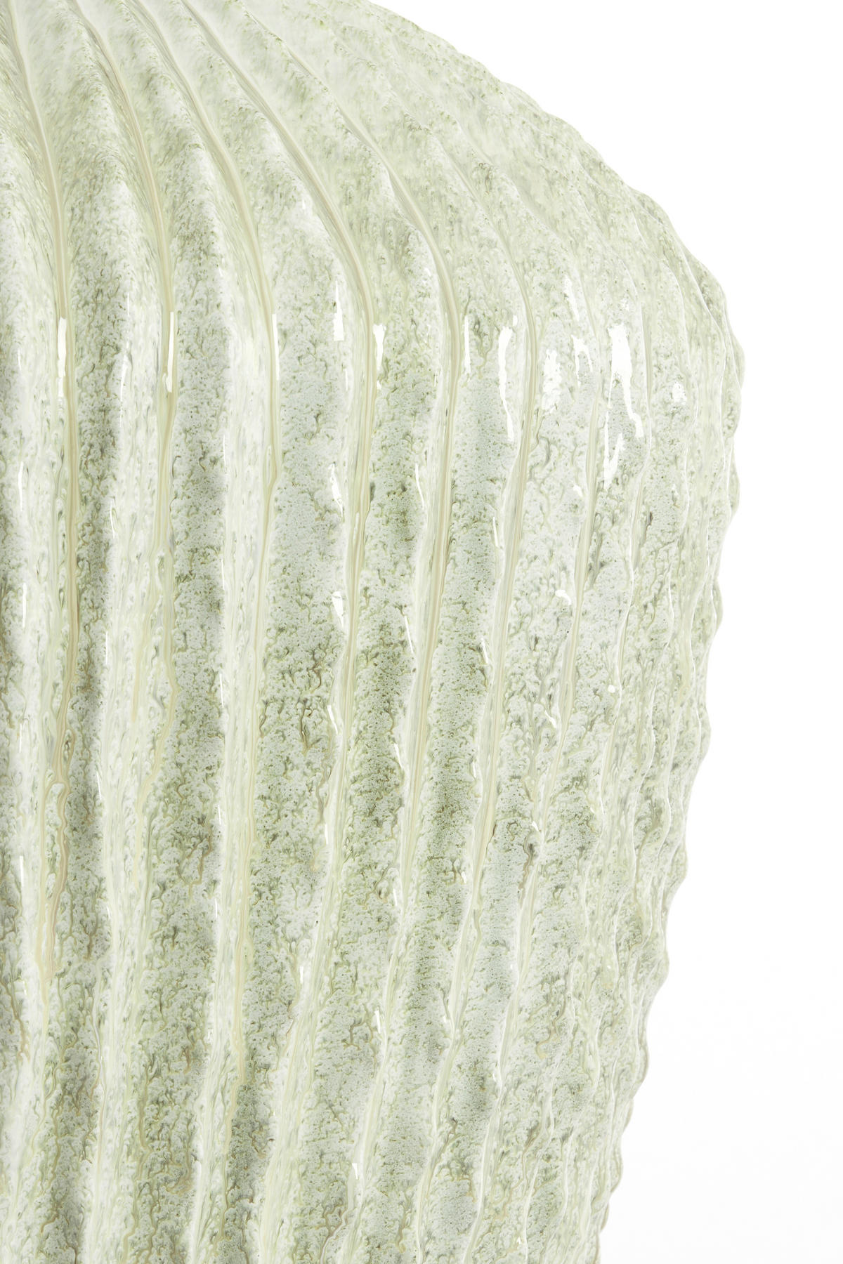 VAZE Cacti Grün 66/66/88 cm - Grün, Stein (88cm) - Light & Living