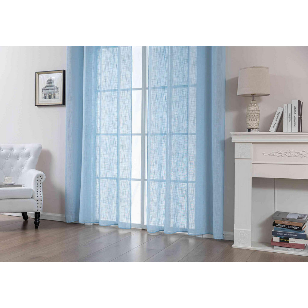 Thumbnail - Gardinenbox Vorhang, Hellblau, Textil, 60x245 cm, Oeko-Tex® Standard 100, Wohntextilien, Gardinen & Vorhänge, Fertiggard...