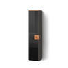 BADSCHRANK Tanaro Anthrazit 40 x 184.2 cm - Anthrazit/Eiche Artisan, Holzwerkstoff (40/184.2/37cm) - Livinity®