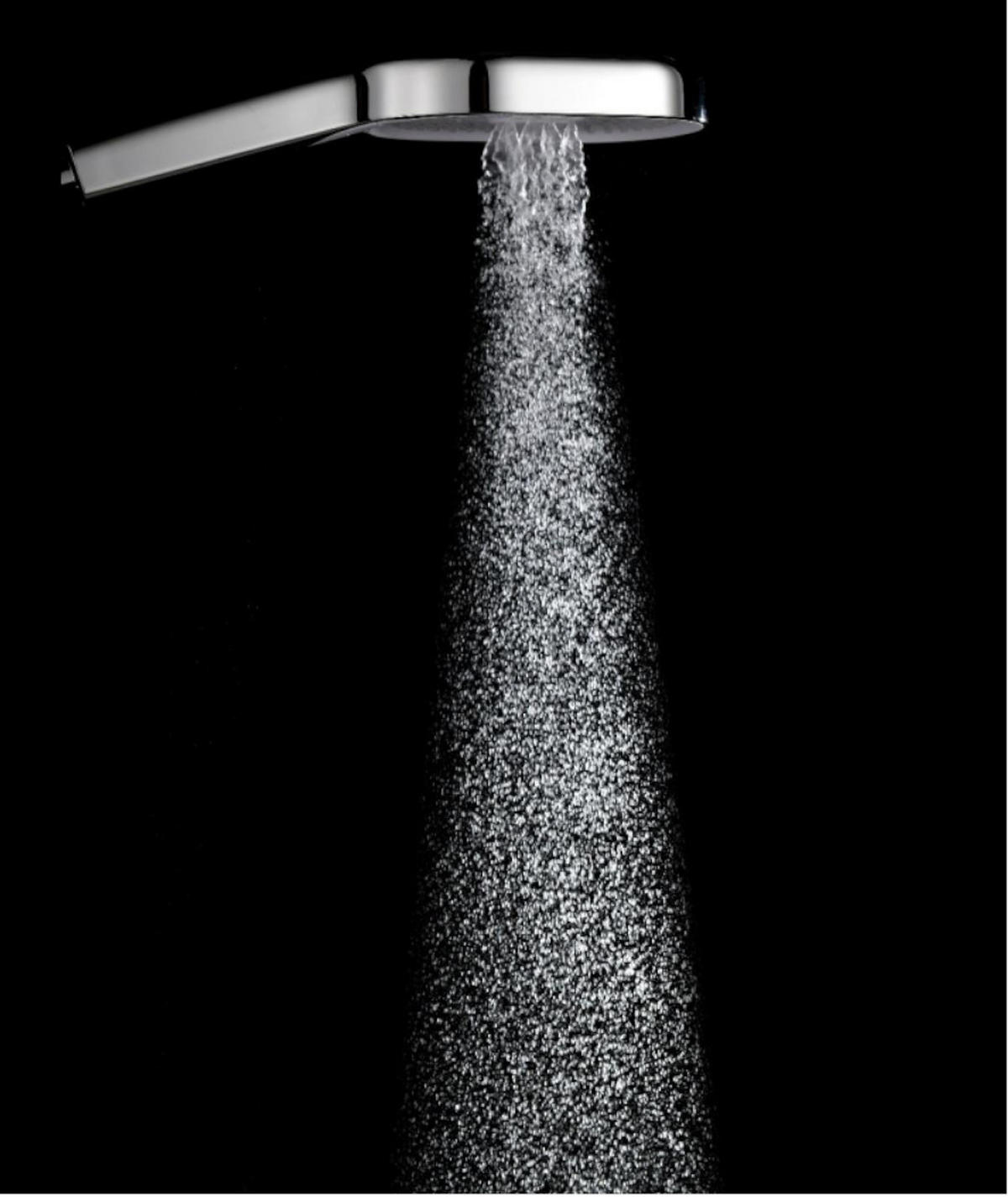 DUSCHKOPF Schwarz - Schwarz, Kunststoff (11.4cm) - Sanilo