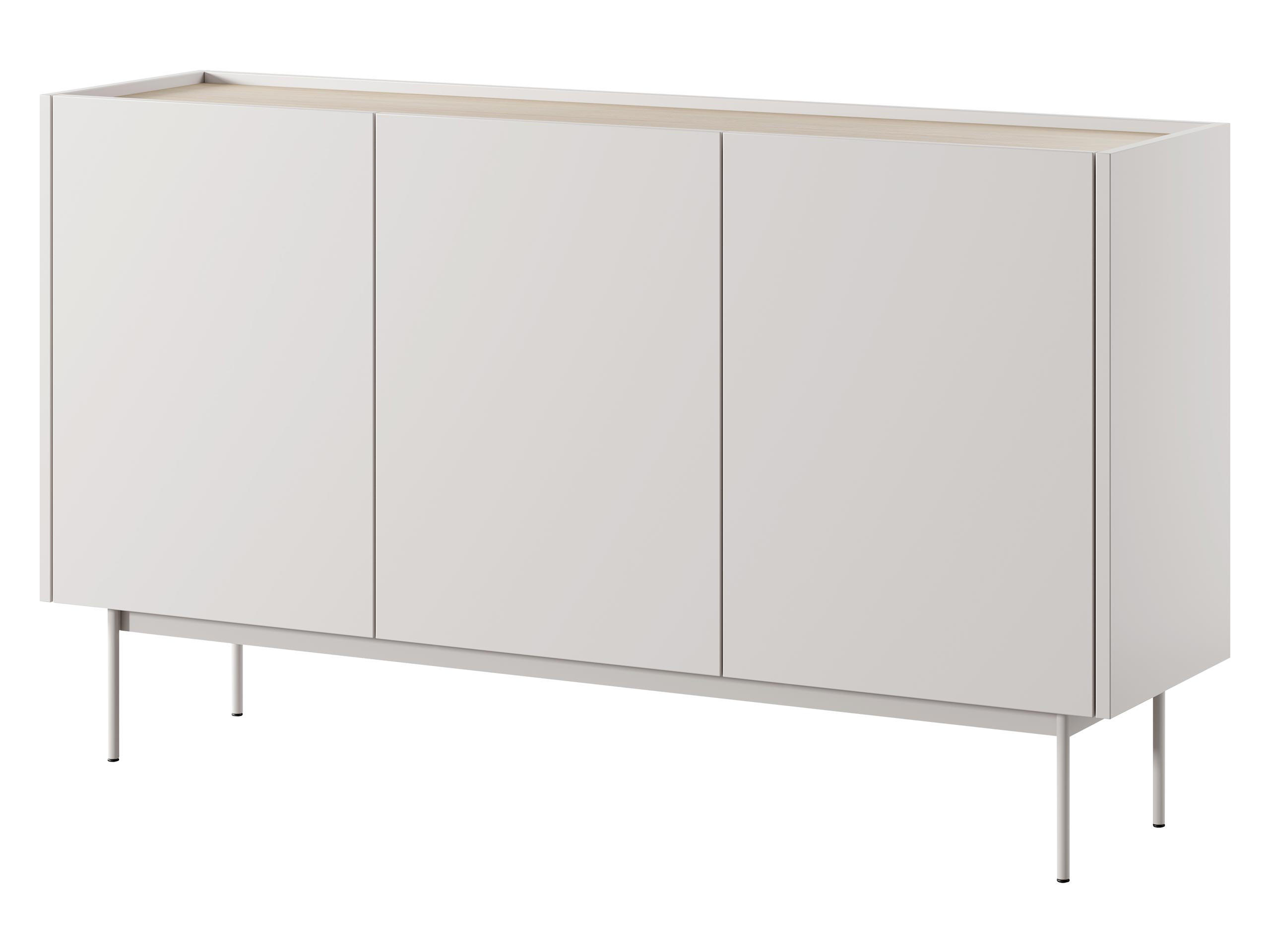 SIDEBOARD Color K144 - Creme, Holzwerkstoff/Metall (144/83/37cm) - MIRJAN24
