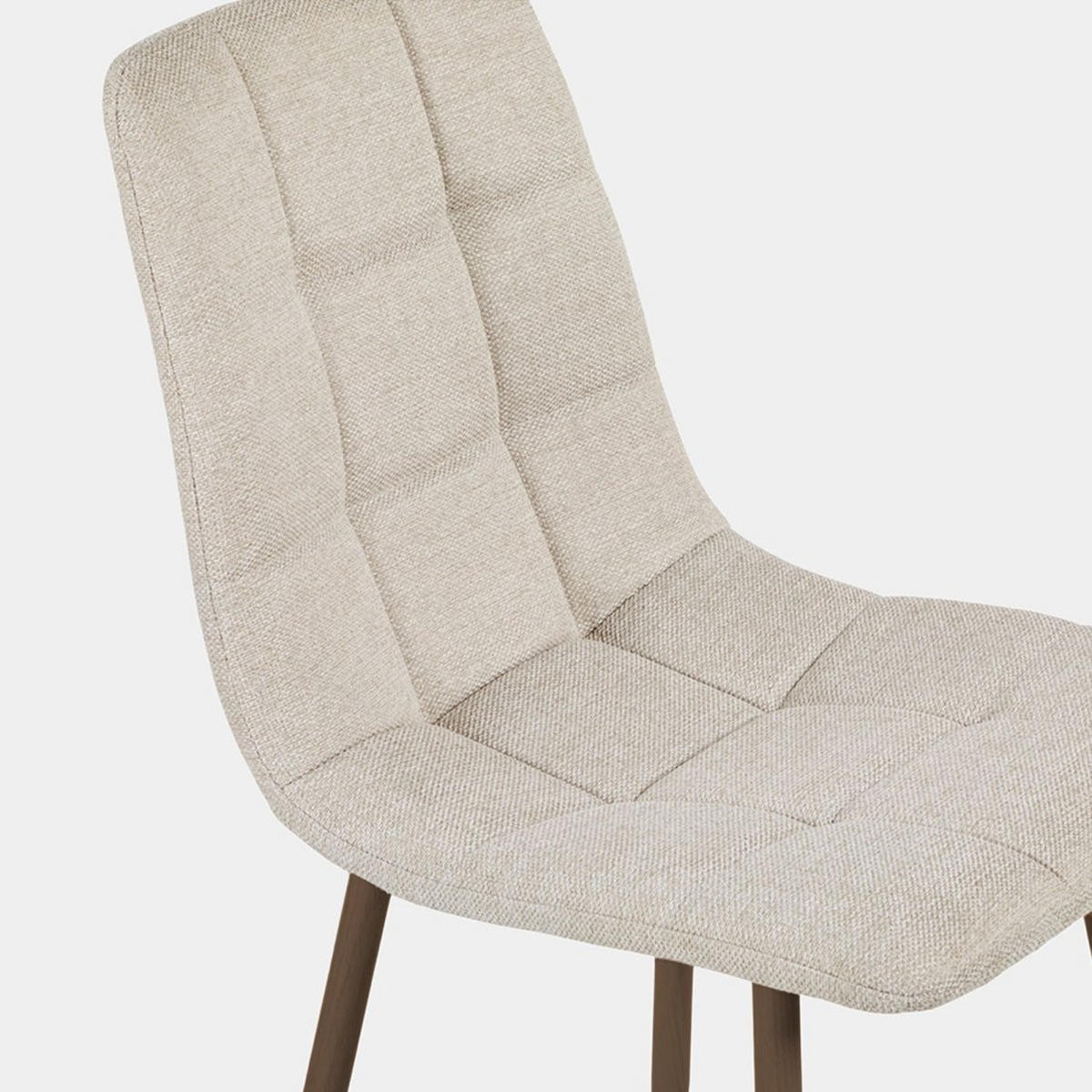 ESSZIMMERSTUHL Ailan Beige 43 cm x 88 cm 4er-Set - Beige, Textil (43/88/56cm) - Klast Home