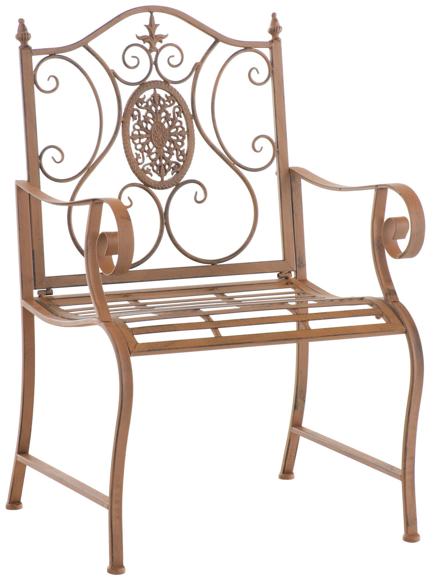 CLP Gartenstuhl Braun 62x94x53 cm